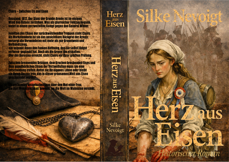 Buchcover Herz aus Eisen von Silke Nevoigt